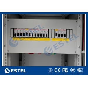 Rack Mount PDU Power Distribution Unit For Thermostatic Roadside Cabinets Surge Protection
