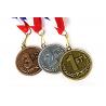 China Blank Zinc Alloy Marathon Running Sports Gold Medals Custom Metal Award Medals wholesale