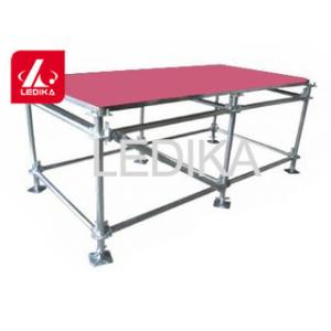 Aluminum Stage Platform , Outdoor Mobile Steel Layher Wooden Frame Stage