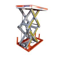 China 4000kg Double Scissor Lift Tables 1700mmx1200mm Max Height 2050mm on sale