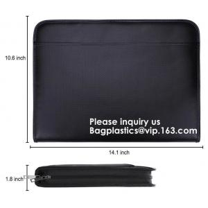 Small fireproof safe waterproof bag fire safety for phone,Briefcase File Folder Envelope Zipper Handbag Double-layer Doc