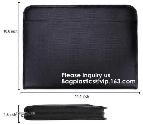 Small fireproof safe waterproof bag fire safety for phone,Briefcase File Folder