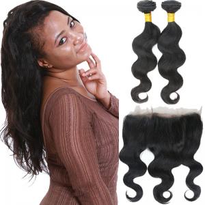 Authentic 360 Lace Frontal Closure / Pre Plucked 360 Frontal With Bundles