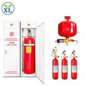Alarm Exterior Fire Extinguisher Cabinet Hfc-227ea Automatic Used In Server Room