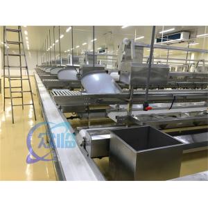 1506kg Seafood Production Line Stainless Steel Custom Workbench Fish And Shrimp Processing Line Conveyor Belt