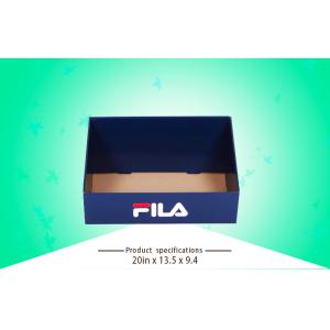 Biodegradable CMYK FILA Shoe PDQ Cardboard Trays 350gsm CCNB