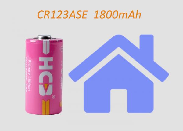 CR123A 1800mAh Lithium Primary Cell Non Rechargeable UN UL CE RoHS Gas Meter NB