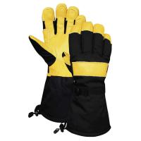 China Deer Leather Womens  Leather Ski Gloves on sale