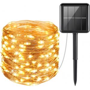 IP65 Solar Fairy Lights Outdoor Waterproof String Light 10m 2700k