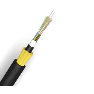 12 Core Direct Burial Fiber Optic Cable Underground Conduit Double Sheathed