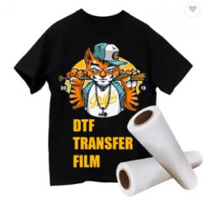 China White Ink Printable T Shirt Heat Transfer Film Non Slip PET  For DTF Digital Inkjet Printer supplier
