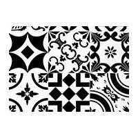 China 3d Black And White Marble Look 600x600 Ceramic Floor Tile on sale