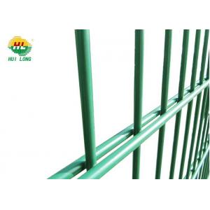 50x200mm Double Wire Mesh Fence , 1.23x2.5m Hot Dipped Galvanized Fence Panel