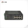 China Industrial Ethernet Switch Unmanaged 8-port PoE+Supports 16K MAC Address DIN-Rail and Wall-mount Installation wholesale