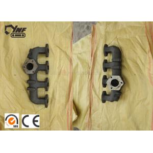 China Sivler Color 4D31 Diesel Engine Exhaust Manifold Cast Iron Material supplier
