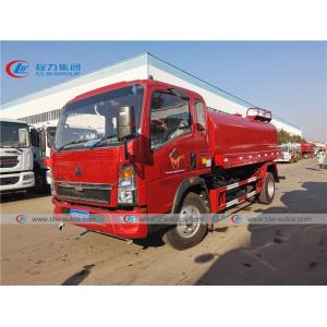 Howo 5000 Liters Water Bowser Truck For Fire Fighting