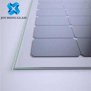China Low Iron Tempered Solar Glass 2.5mm 4mm Transparent Solar Panel Glass supplier