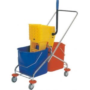 China 60L Mop Bucket With Wringer Rubber Universal Wheel Stronger Bearing Capacity supplier