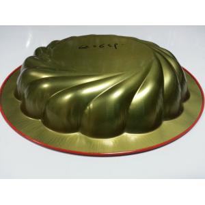 China Red Metal Tin Serving Trays , Round Water / Food Serve Tray For Restaurant supplier