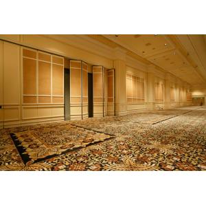China Hotel Soundproofing Aluminum Folding Sliding Operable Temporary Partition Walls supplier