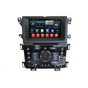 China Wifi SWC RDS Car GPS Ford 2014 Edge Navigation 1024 x 600 Rearview Camera Android DVD Player supplier