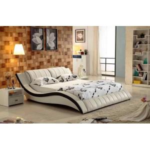 China Brand new Italian design leather bed LATINO in 2 color versions (queen & king) supplier