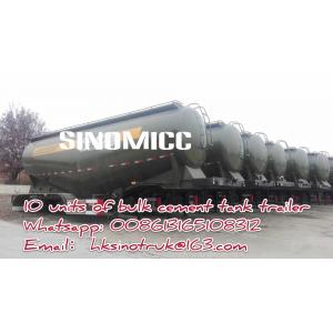 China 3 axle Bulk Cement Trailer Truck Trailer- SINOMICC semi trailer with Jost ladding gear wholesale