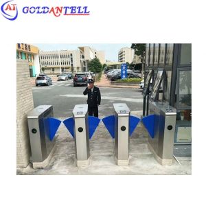 China Security Turnstile Gate with 0.2s Barrier Open/Close Time RS-232 and RS485 Communication Interface and 2-Way Operation Direction on sale