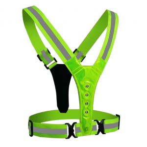 EN20471 Polyester Reflective  High Visibility Vest With Pockets