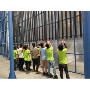 China Automatic Vertical Powder Coating Production Line For Aluminium Profile supplier