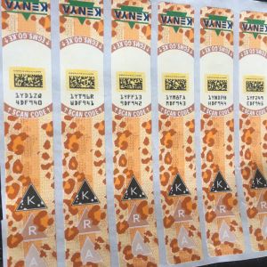 China ISO9001 Certified Self Adhesive Security Labels with Various Sizes and Hidden Message for Tamper-Evident Protection wholesale