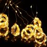 China 3M LED String Light Remote Control USB Garland Curtain Lamp Bedroom Fairy Wedding Christmas Decoration Supplies Holiday wholesale