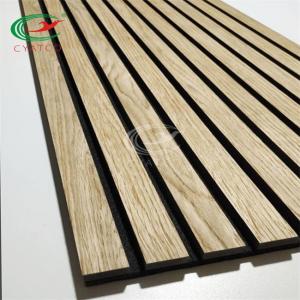 Sound Absorbing Acoustic Wood Ceiling Panels Fireproof Harmless