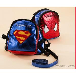 China  				Quality Cute Superman Spiderman Dog Backpack Pet Carriers 	         supplier