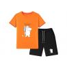 Cotton Children Fashion Wear , Short Printed Kids Summer Sets Clothing
