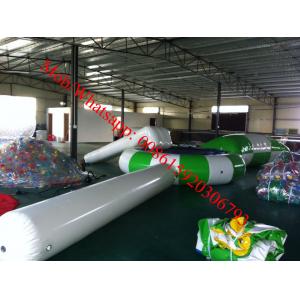 inflatable water trampoline cheap inflatable water trampoline with slide water park toys