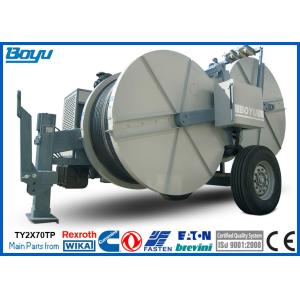 China 2 linha aérea do pacote do dobro de x 70kN que amarra o tensor do extrator hidráulico de Cummins Engine do equipamento supplier