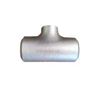 China Pipe Fittings Stainless Steel Tee 304 316 SCH10 Water Supply Fire Drainage Seamless Tees DN40 supplier