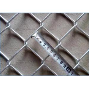China 50 X 50mm Six Foot Chain Link Fence Diamond Hole Galvanized For Defining Boundaries supplier