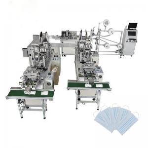 Hygienic 3 Ply Disposable Earloop Mask Making Machine