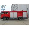 Sinotruk Fire Fighting Vehicles 4600mm wheelbase Red Flame On Road 6X4 / 4X2
