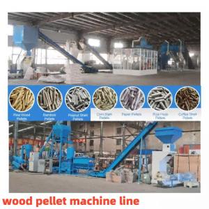 800-1000kg/H Wood Pellet Production Line High Density Wood Pellet Mill