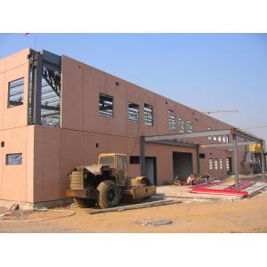 China Pre Engineered Steel Structure Buildings Construction With New Insulation Panel supplier