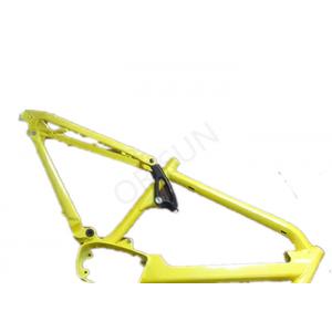 Electric Aluminum Full Suspension Frame , 27.5 Plus Motorized Bike Frame