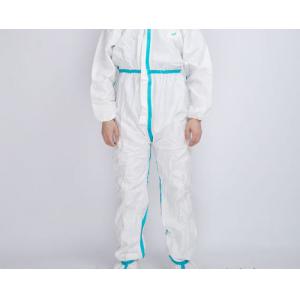 Sterile Disposable Medical White Hooded Protective Jumpsuit