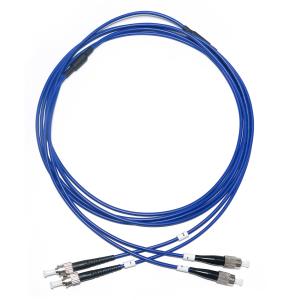 China Tomada de fábrica ST 2/2 Single-Mode-Core Fibra Óptica Patch Cord para WLAN LAN Minitor de comunicação do computador supplier