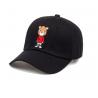 100% Cotton Childrens Fitted Hats Sports Cap Plain custom Embroidered logo