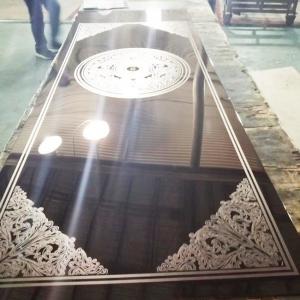 Classic Style Etched Mirror 8K Black Color Stainless Steel Sheet for Elevator Door