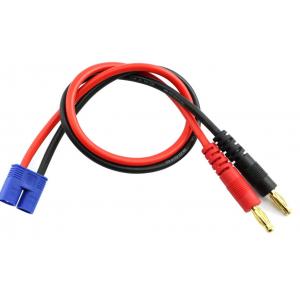 14awg 30cm RC Charger Leads 4mm Banana Male Plugs To EC3 Male Connector Adapter