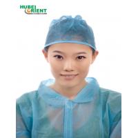 China Surgery Caps Disposable Non Woven Doctor Cap Surgical Head Cover Cap With Ties For Female on sale